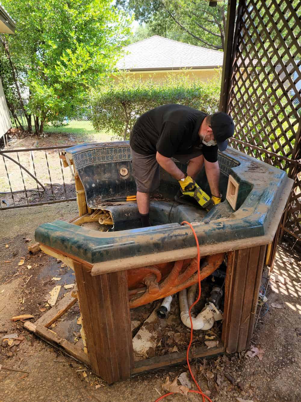 Hot Tub/Shed/Swing Set Removal image