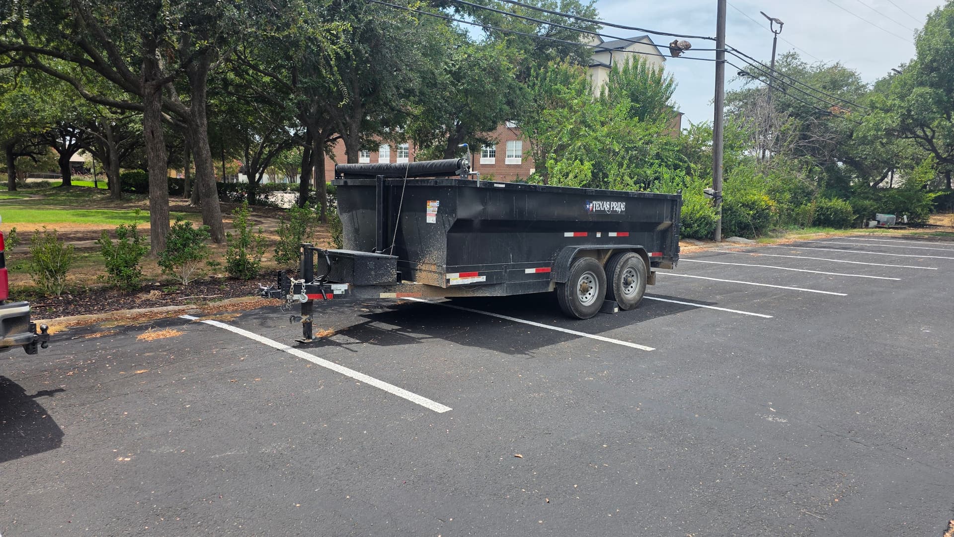 10-Yard Dumpster Rental Delivered to Addison Construction Site image
