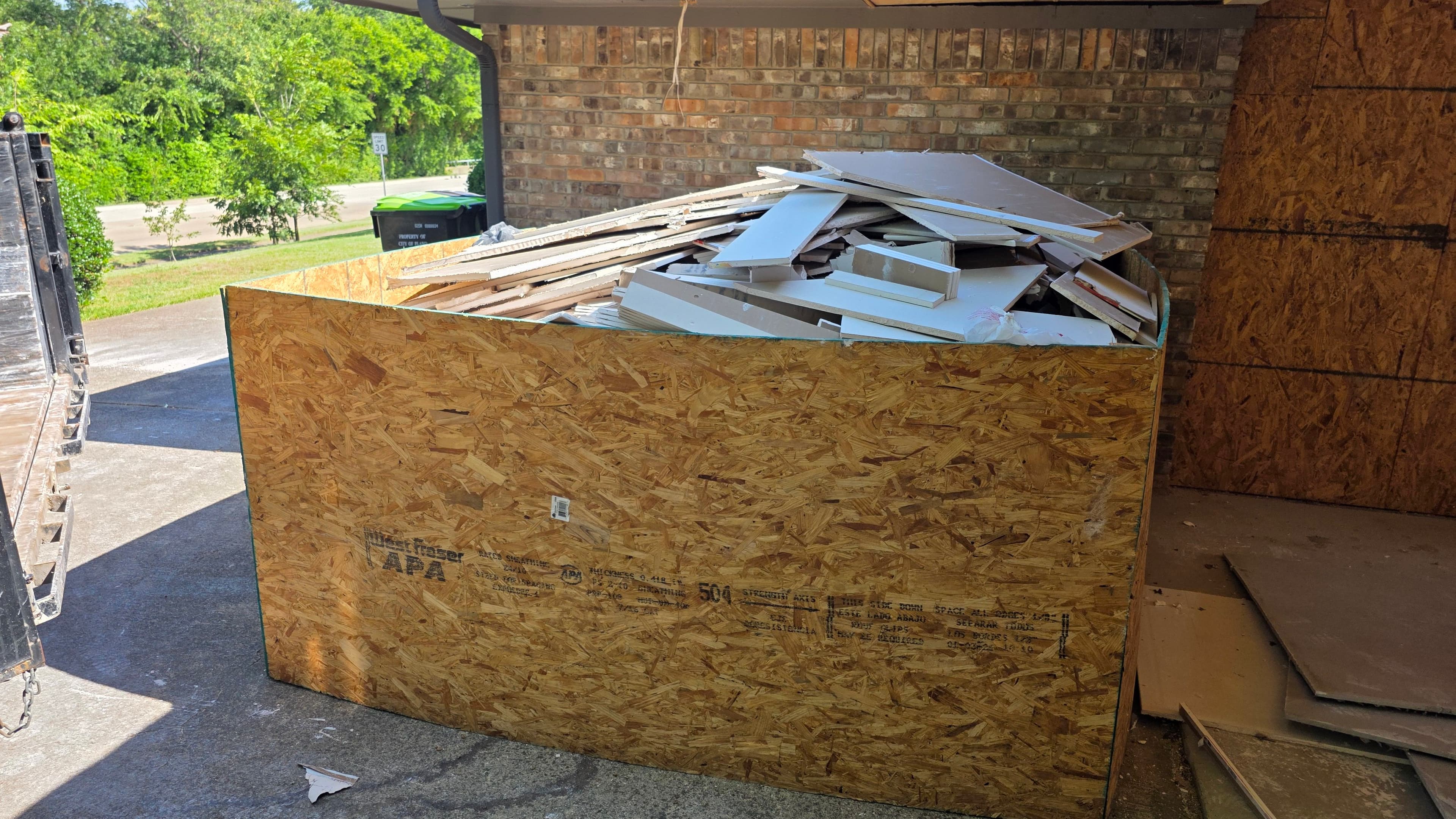 Project Construction Debris Removal Keeping a Plano Remodel on Track image