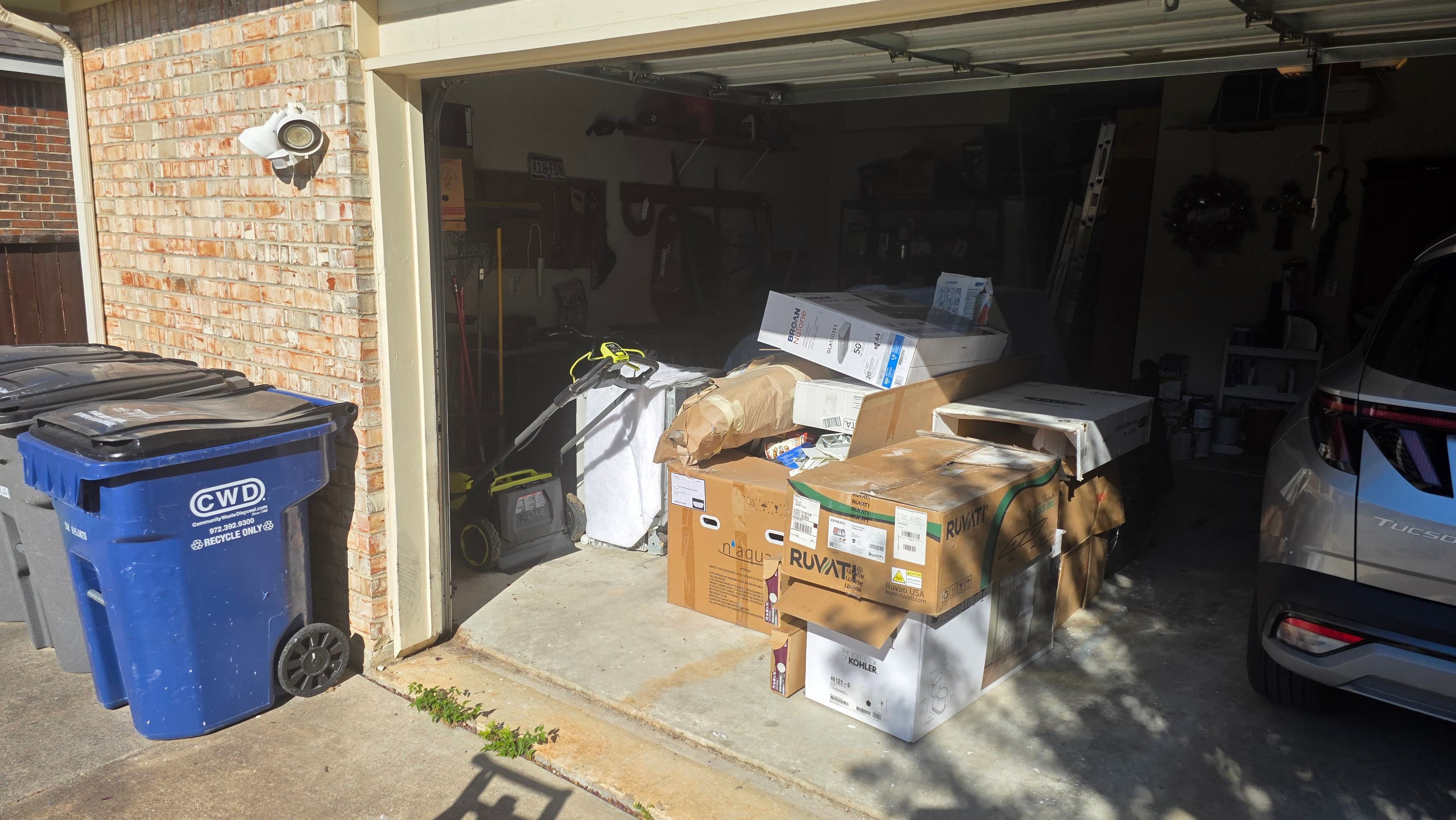 Project Cardboard Pile Cleanout in Allen, Texas image