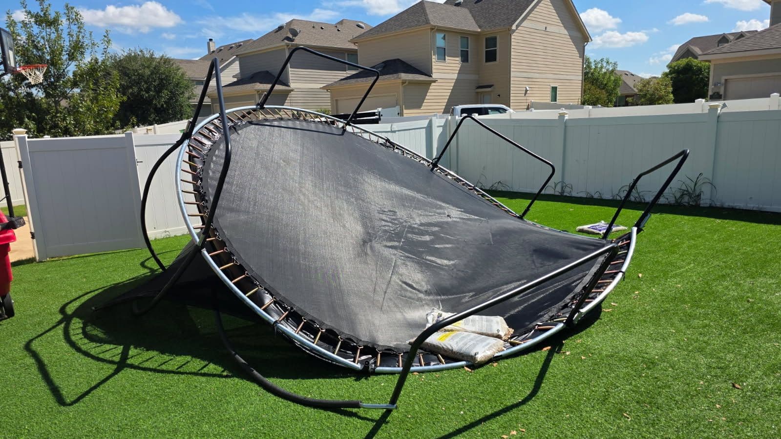 Gallery photos for Trampoline Removal in Aubrey Texas: Image #1