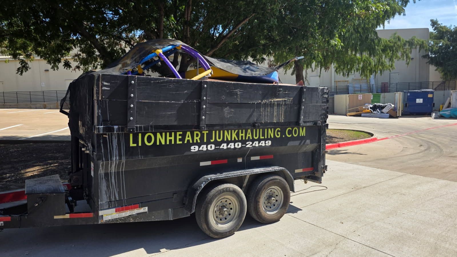 Gallery photos for Dumpster Enclosure Cleanout in Frisco Texas: Image #1