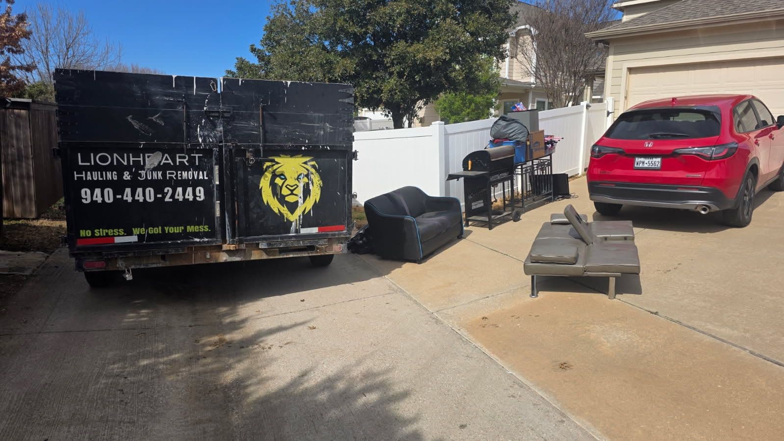 Clean Transformation of a Driveway in Aubrey TX
