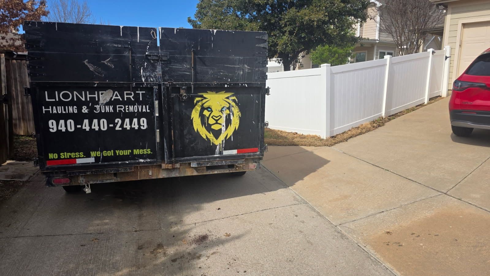 Gallery photos for Clean Transformation of a Driveway in Aubrey TX: Image #1