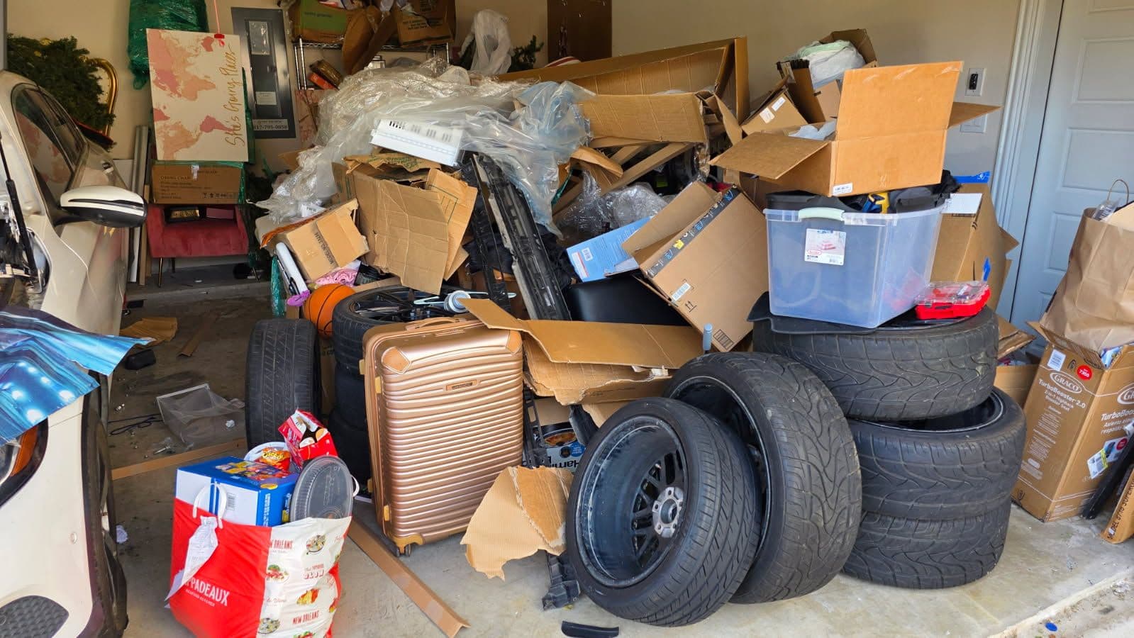 Project Garage Cleanout Success in Aubrey TX image