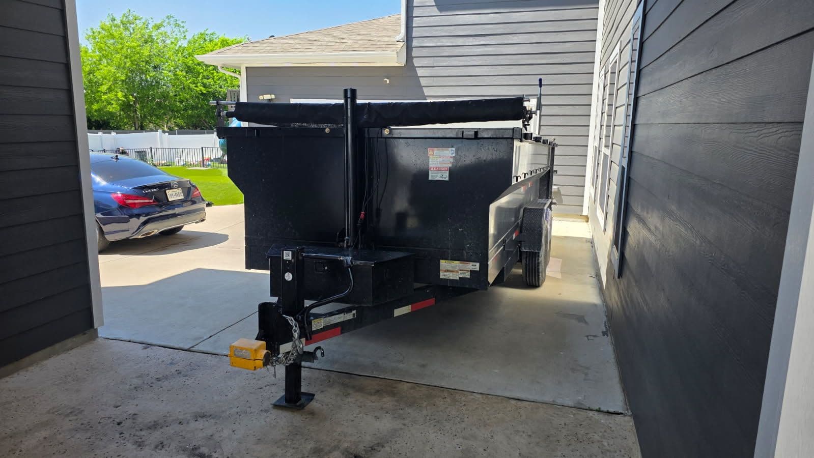 Our Dump Trailer is Empty and Ready for Your Aubrey Cleanout image