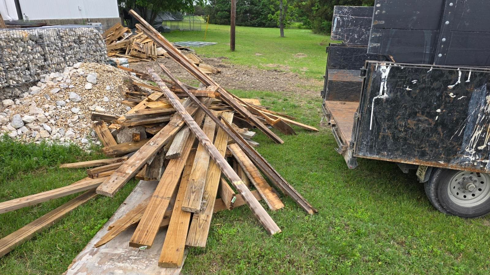 Gallery photos for Deck Demolition Debris Hauled Out in Anna Texas: Image #1
