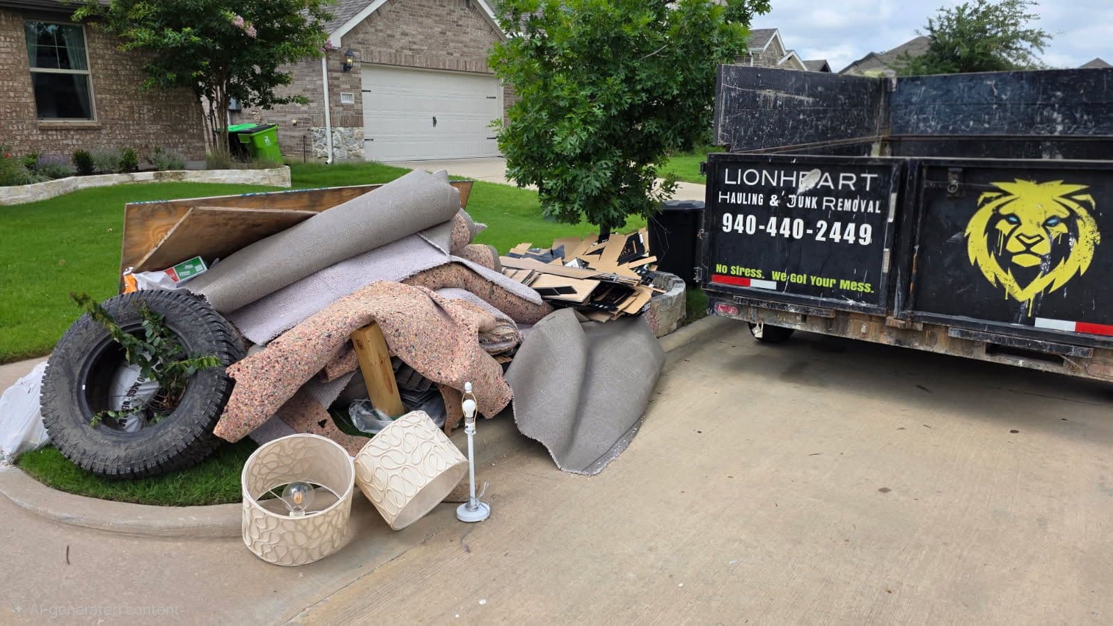Curbside Junk Removal Done Right in Aubrey TX image