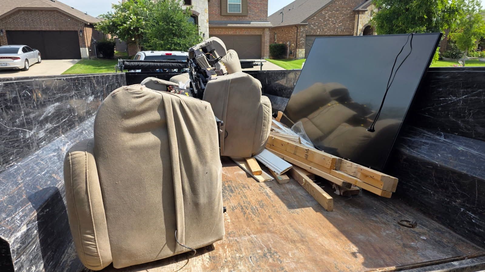 Furniture and TV Removal for a Move in Aubrey image
