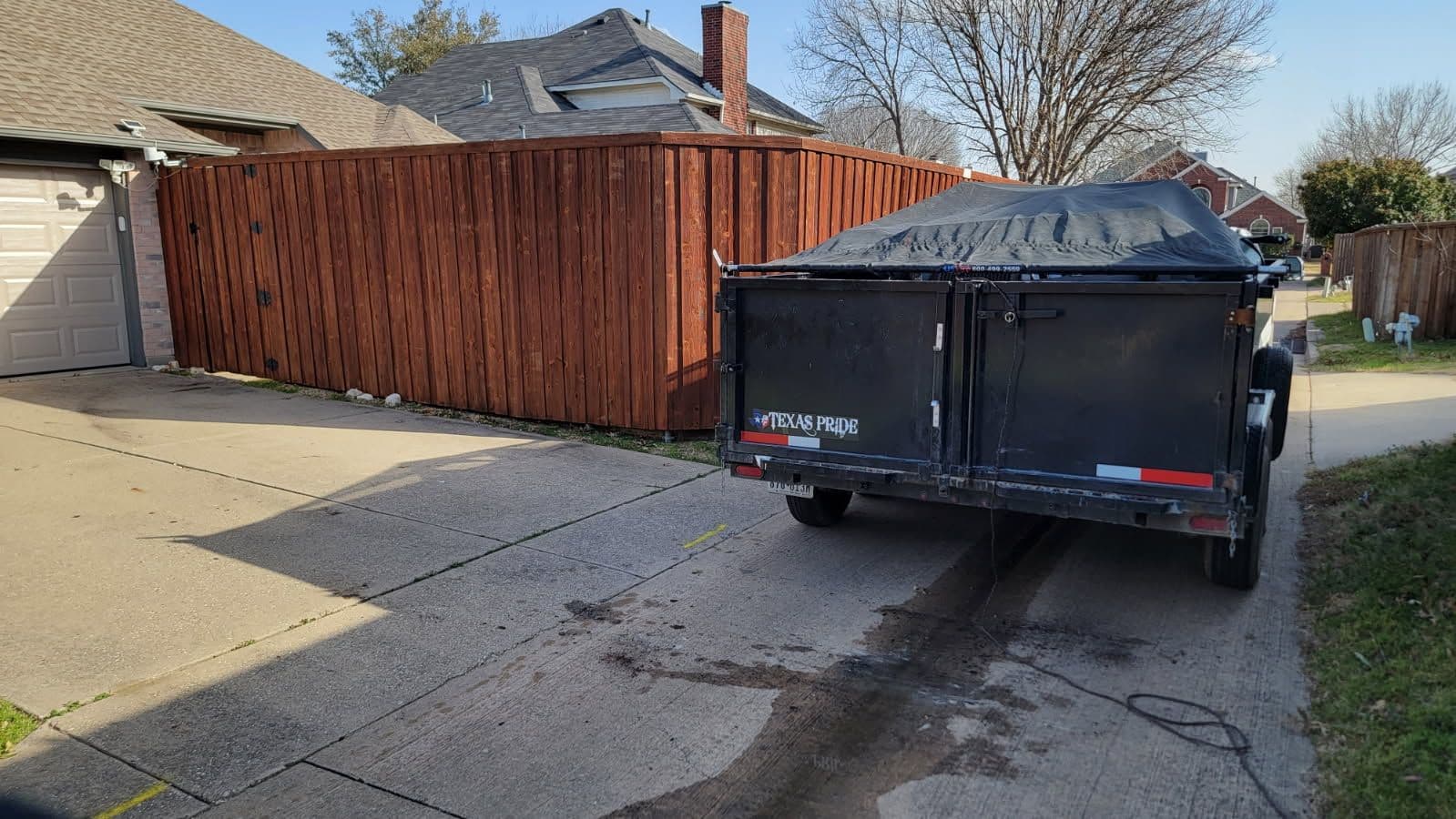 Driveway Cleanup and Junk Removal in Frisco