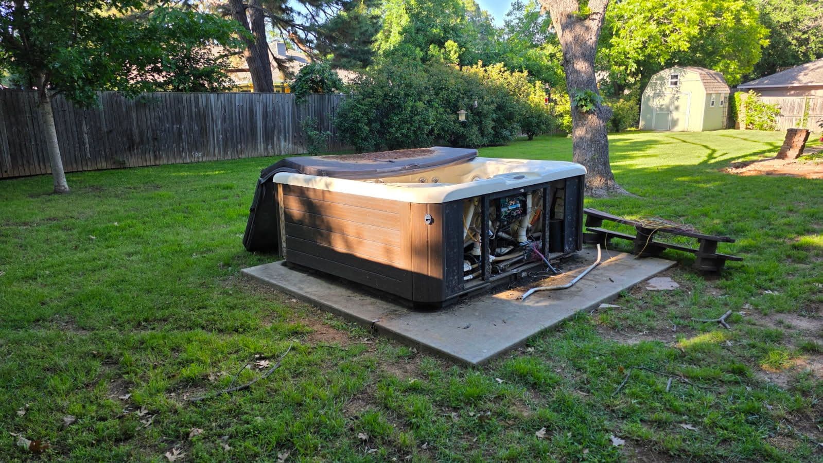 Efficient Hot Tub Removal in Denton Texas image