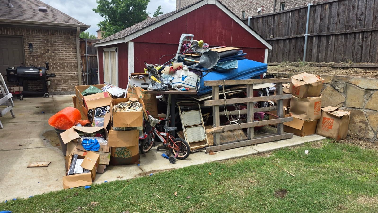 Impressive Shed Transformation in Prosper Texas image