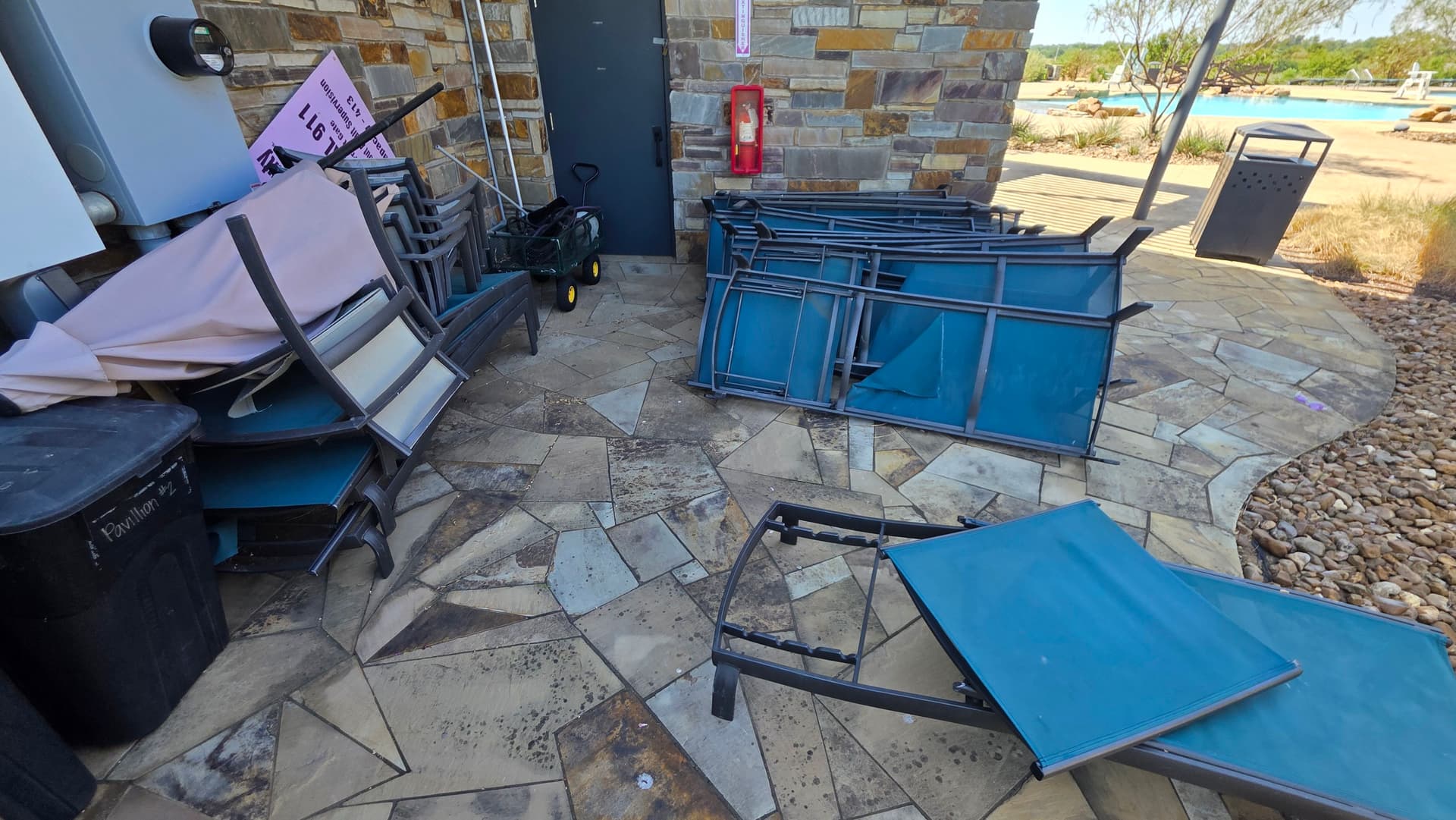 HOA Cleanup Day in Aubrey Clears Out Bulky Poolside Junk image