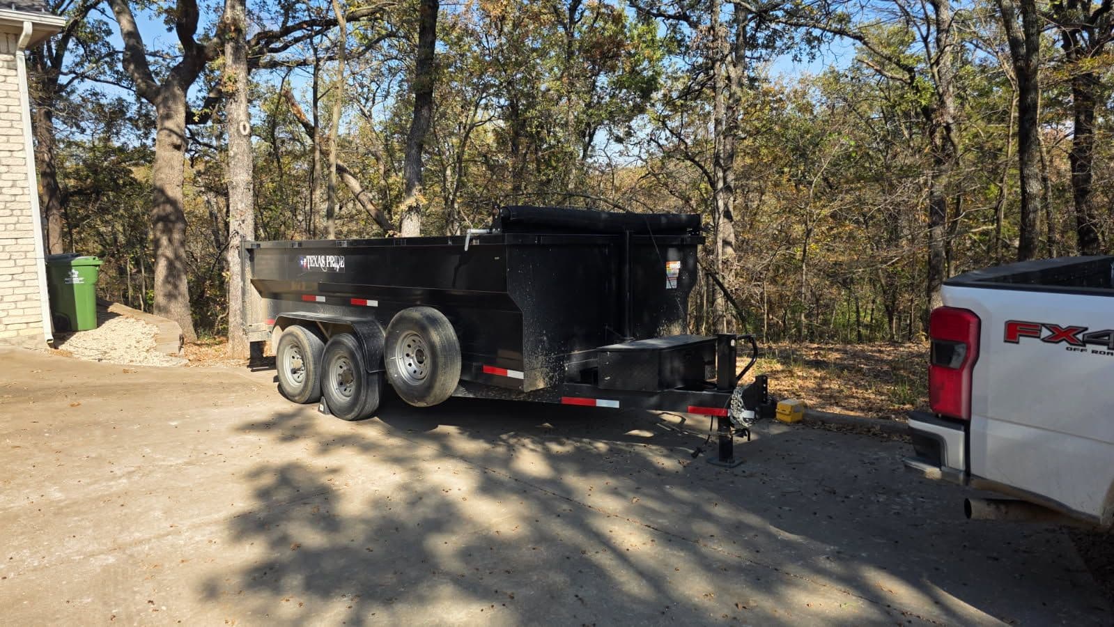 Project Efficient Clutter Cleanup in Oak Point Using Texas Pride Trailer image