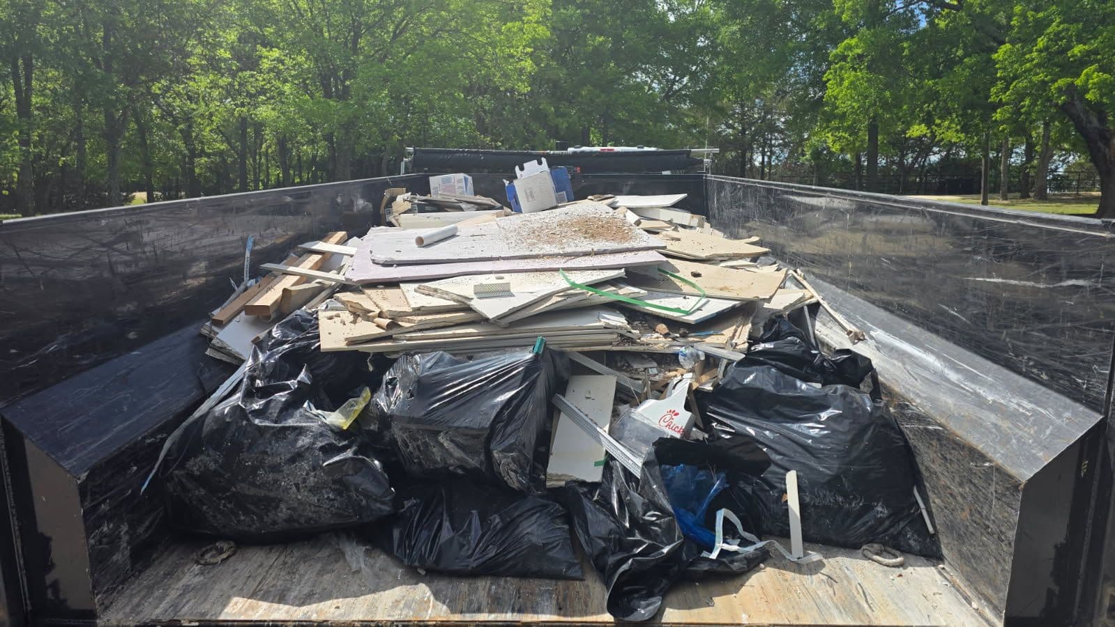 Gallery photos for Demo Debris Removal Leaves McKinney Driveway Spotless: Image #2